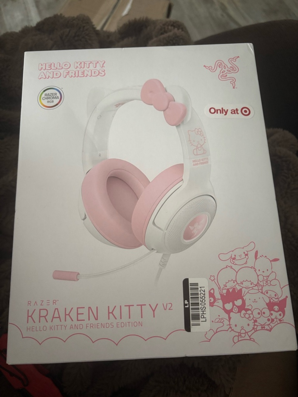 BRAND NEW Razer Kraken Kitty V2 White & Pink Hello Kitty Gaming Headset